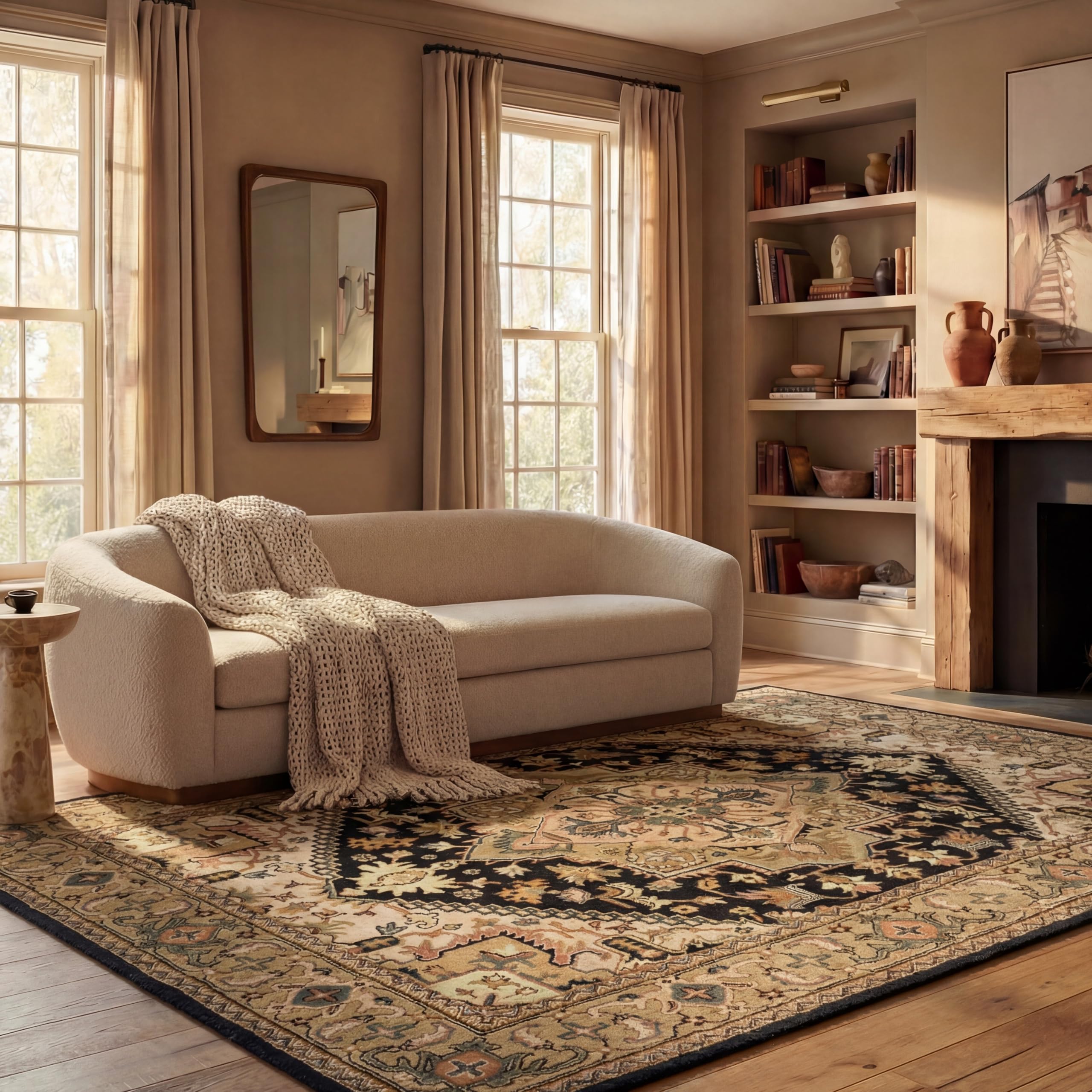 Amazon.com: SAFAVIEH Area Rug 9x12 - Heritage Collection - Large